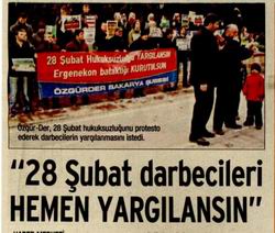 28 Şubat Darbecileri Yargılansın!