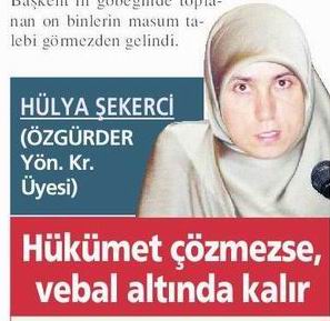 Hükümet Çözmezse, Vebal Altında Kalır