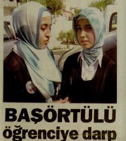 Başörtülü Öğrenciye Darp