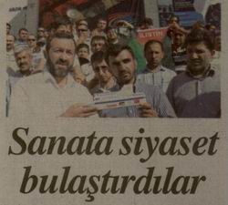 Sanata Siyaset Bulaştırdılar