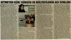 Bitmeyen Gün/ Sürgün ve Mültecilerin Acı Sonlar