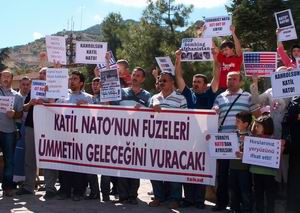 Tokat’ta NATO Füze Kalkanı Protesto Edildi