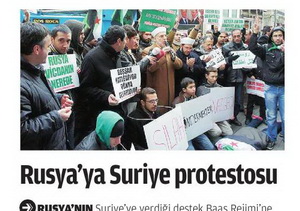 Rusyaya Suriye Protestosu