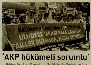 AKP Hükümeti Sorumlu