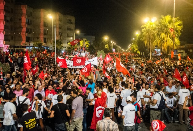 Tunusta Nahda Karşıtları Gösterilere Tekrar Başladı