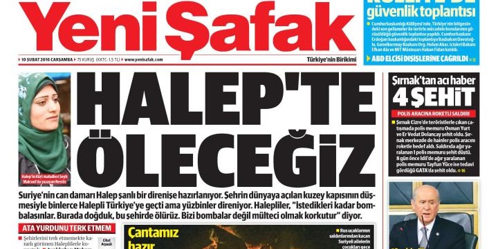 "Halep'te Doğduk, Halep'te Öleceğiz" Demişlerdi