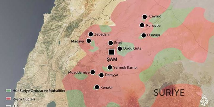 Esed Rejimi Doğu Guta'yı Ele Geçirdi