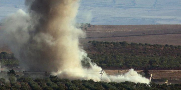 Esed Ordusu Halep'te Ekili Tarım Alanlarını Yakıyor