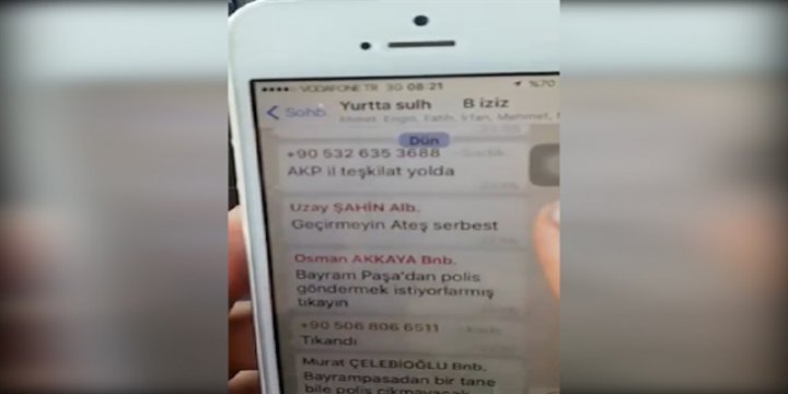 Darbeciler Whatsapp'ta Yakayı Ele Verdi!