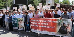 Bingöl’de Arakan’daki Katliama Protesto