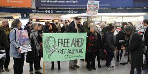 New York’ta Filistinli Ahed Temimi’ye Destek Gösterisi!