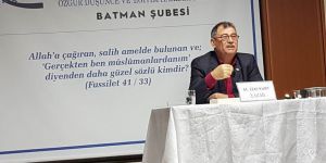 Batman’da “Vahdet” Konulu Seminer Gerçekleştirildi