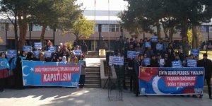 Doğu Türkistan’daki Çin Zulmü Erzurum'da Protesto Edildi