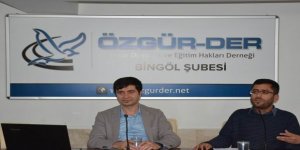 Bingöl Özgür-Der’de “Ailede İletişim” Semineri