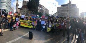 İdlib'deki Saldırılar Adana'da Protesto Edildi