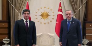 Cumhurbaşkanı Erdoğan, IKBY Başkanı Barzani'yi kabul etti