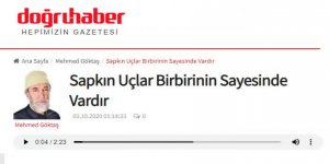 Sapkın uçlar birbirinin sayesinde vardır