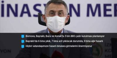 Cumhurbaşkanı Yardımcısı Oktay: İzmir'deki depremde hayatını kaybedenlerin sayısı 51'e yükseldi