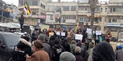 Suriye'nin güneyindeki Suveyda'da Esed rejimi karşıtı protestolar