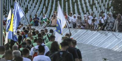 Bosna'da ölüm yolunda 'Barış Yürüyüşü' sona erdi