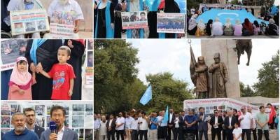 Çin'in Doğu Türkistan'da uyguladığı baskı İstanbul'da protesto edildi