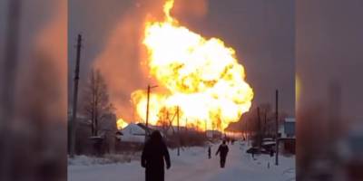 Rusya'da doğal gaz boru hattında patlama