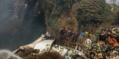 Nepal'de düşen yolcu uçağının karakutusu bulundu