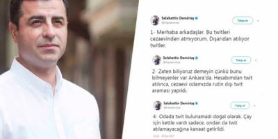 Demirtaş’ın twitleri