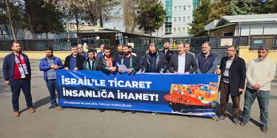 Diyarbakır'da suç duyurusu: "İsrail'le Ticaret İnsanlığa İhanet"