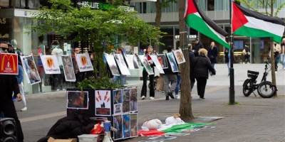 Hollanda'da McDonald’s şubelerinin önünde İsrail protesto edildi