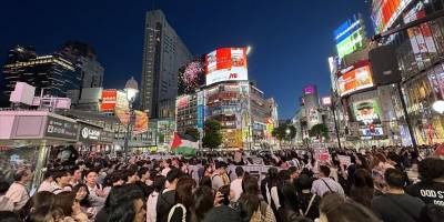 Tokyo'da Filistin'e destek için "İntifada Yürüyüşü" düzenlendi