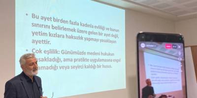 İnönü Üniversitesindeki “Kur'an'dan Dersler” programına Nisa Suresi ile devam edildi