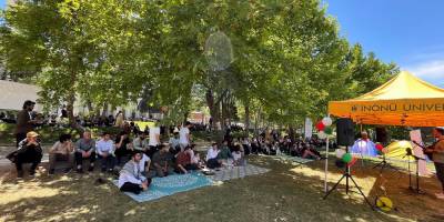 İnönü Üniversitesi öğrencileri Gazze eylemlerini sürdürüyor