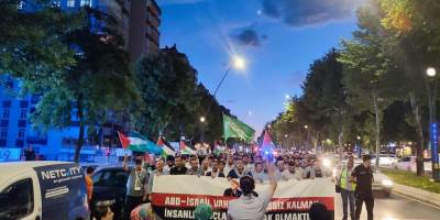 Kahramanmaraş’ta Nusayrat katliamı protesto edildi