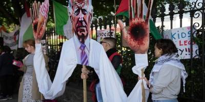 Dublin’de “ABD’nin İsrail’in gerçekleştirdiği soykırımdaki ortaklığı” protesto edildi!