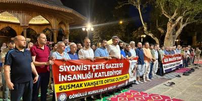 Amasya’da Gazze için kunut programı düzenlendi