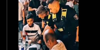 Alman polisinden katil İsrail muamelesi