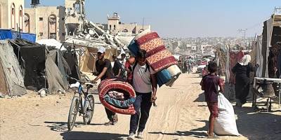 İşgalciler Gazze'deki Filistinlileri zorla yerinden etmeyi sürdürüyor