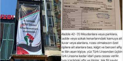 İBB zabıtasının "boykot" afişi asan esnafa ceza kesmesi tepki topladı