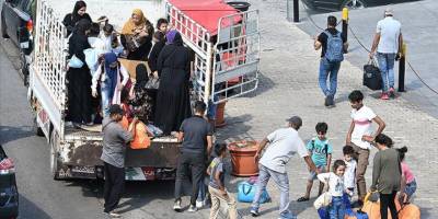 Siyonist saldırılardan kaçarak Suriye'ye geçen Lübnanlıların sayısı 100 bine ulaştı