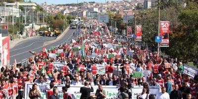 Ankara’da birinci yılında Aksa Tufanı selamlandı!