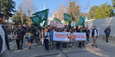 "İstanbullu çocuklardan Gazze'ye direnişe bin selam!"