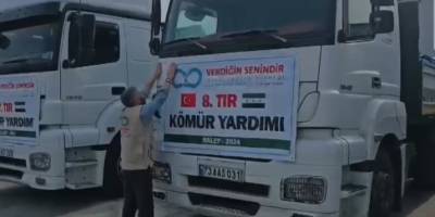 Verdiğin Senindir Derneği Suriye’ye 13 yardım tırı ulaştırdı!