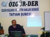 Tatvan Özgür-Der Seminerleri Yeni Yerinde Devam Ediyor