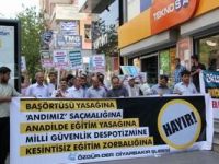 Diyarbakırda Irkçı ve Tek-Tipçi Eğitime Protesto