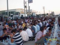 ABD Konsolosluğu Önünde İftarlı Protesto