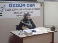 Akhisar'da ''Modern Kadın İmgesinin Kurgulanışı'' Semineri