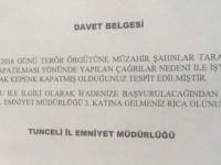 Tunceli'de Kepenk Kapatanlar İfadeye Çağrılıyor