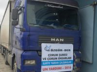 Çorum’dan Suriye’ye 25 Ton Un Yardımı